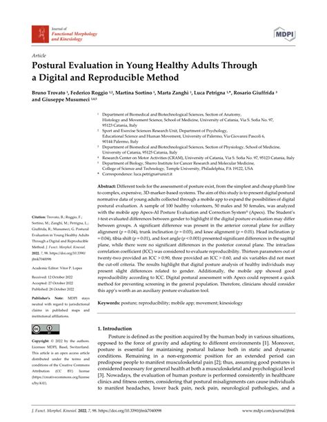 apecs posture|Postural Evaluation in Young Healthy Adults through a Digital and.